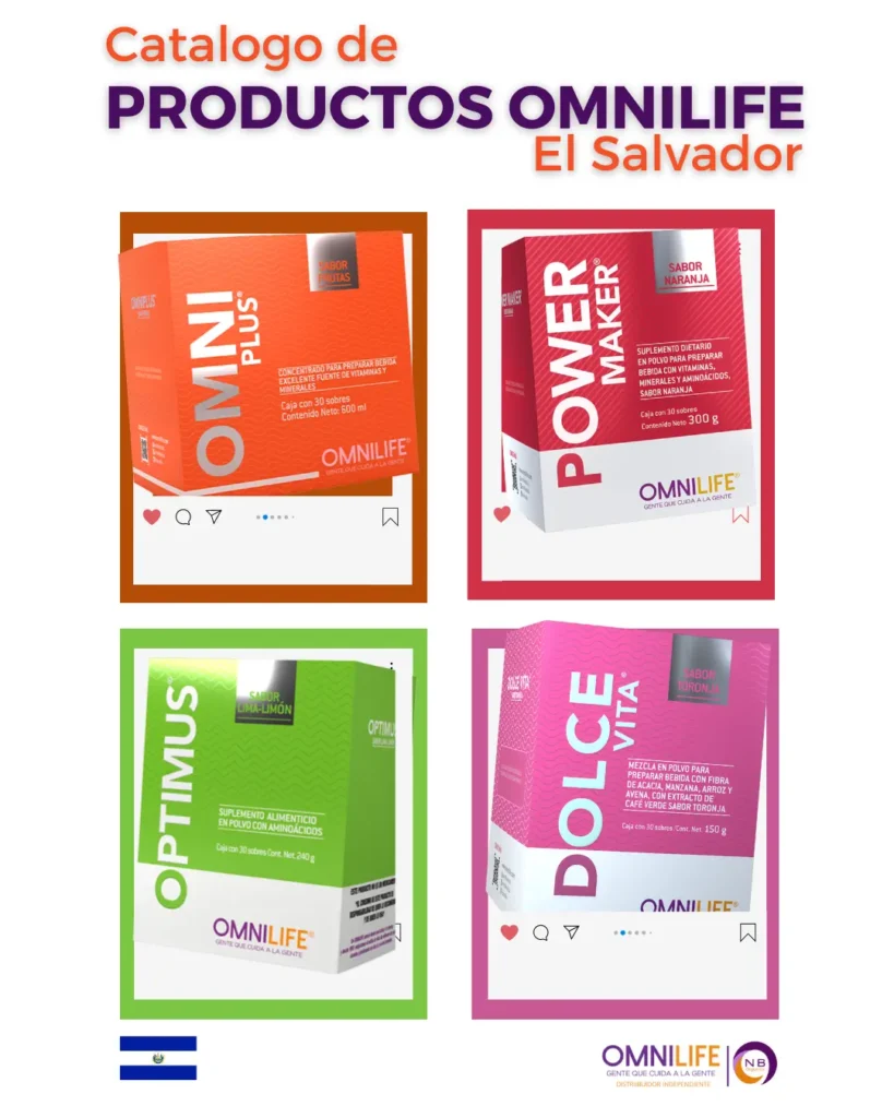 Catalogo Productos Omnilife El Salvador